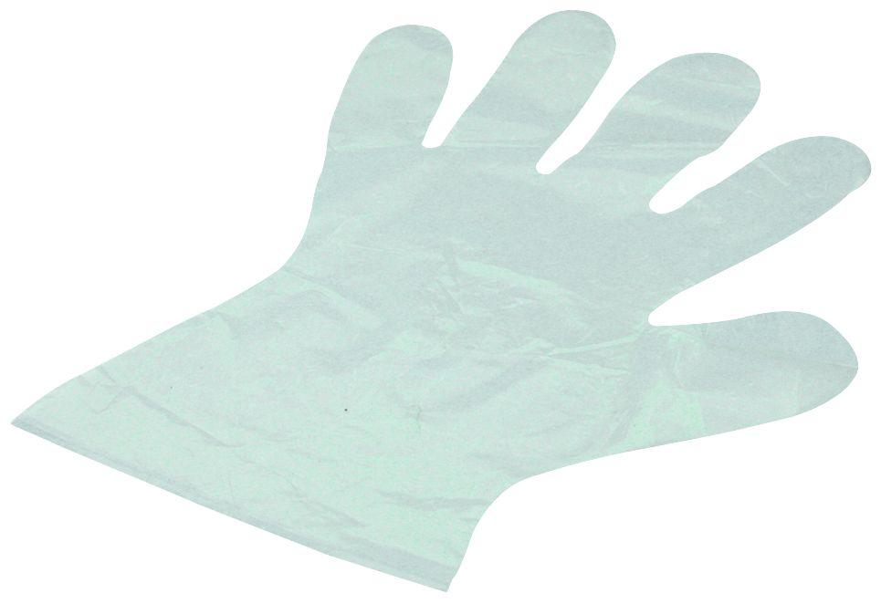 Gants Jetables Polyéthylène - Lot De 500 - Taille Unique Adulte - Transparent - Contact Alimentaire